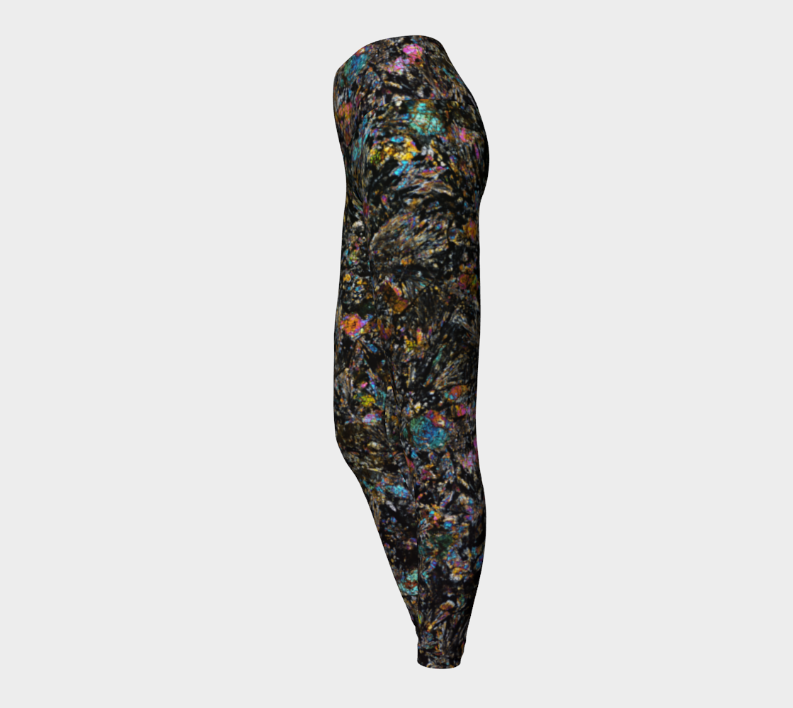 Dhofar 287 Lunar Basalt Meteorite yoga leggings
