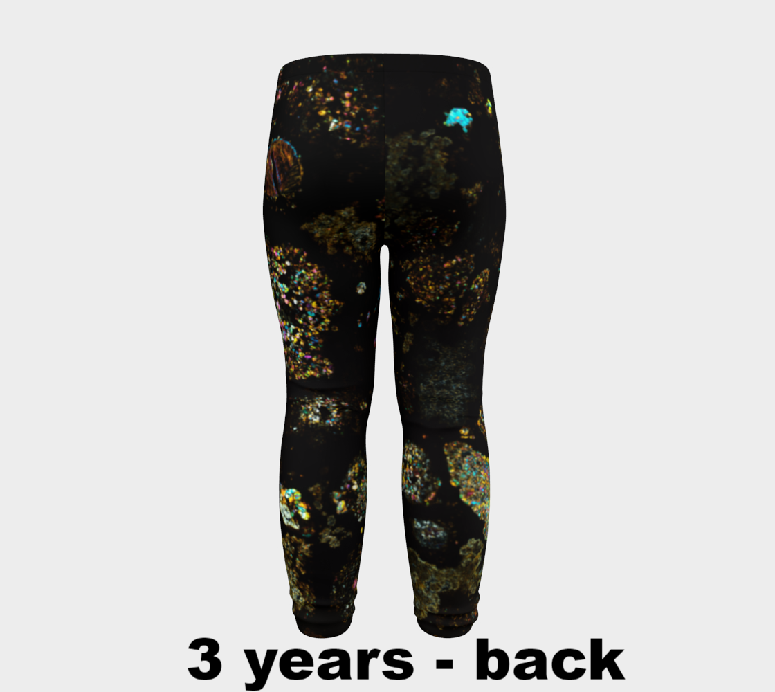 NWA 3118 Carbonaceous Chondrite Meteorite baby leggings