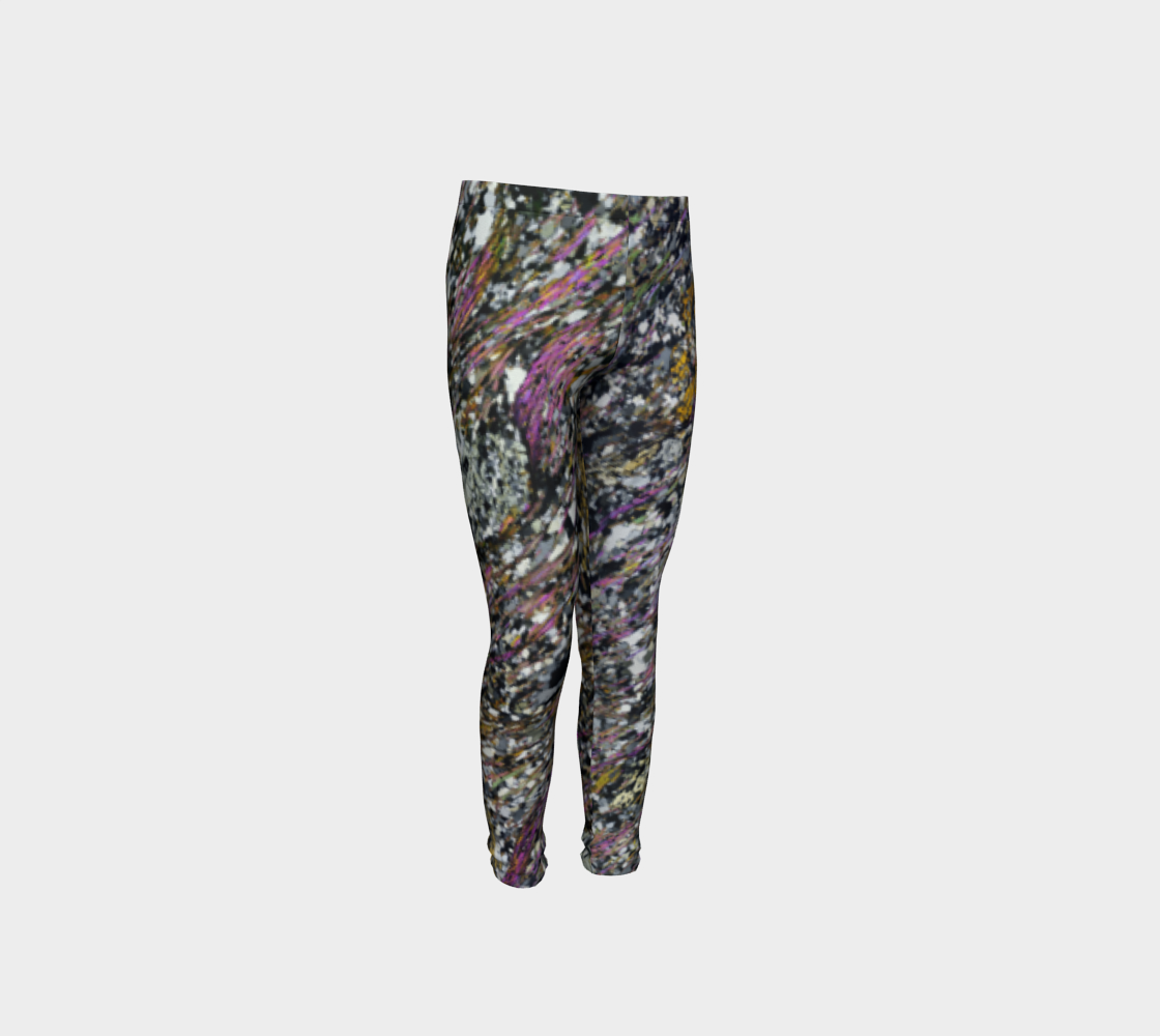 Pelitic Schist (Norumbega Fault System, Maine) youth leggings