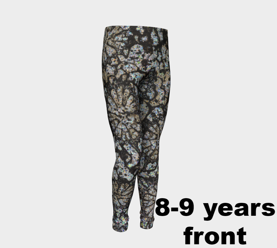 Fossil Coral youth leggings