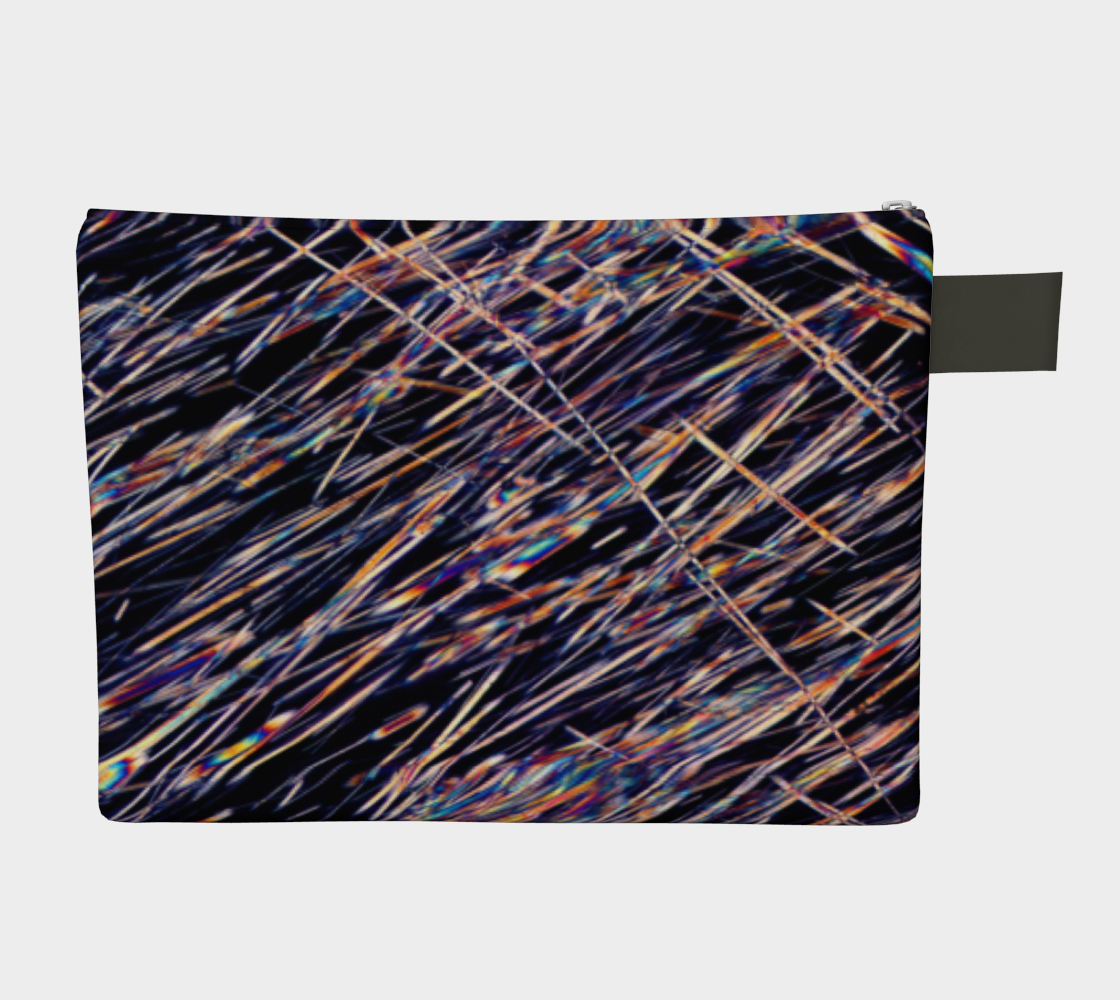 Larimar 'Mikado' zipper carry-all