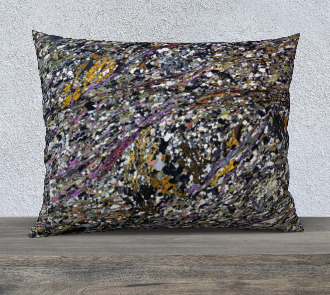 Pelitic Schist (Norumbega Fault System, Maine) 26"x20" pillow case