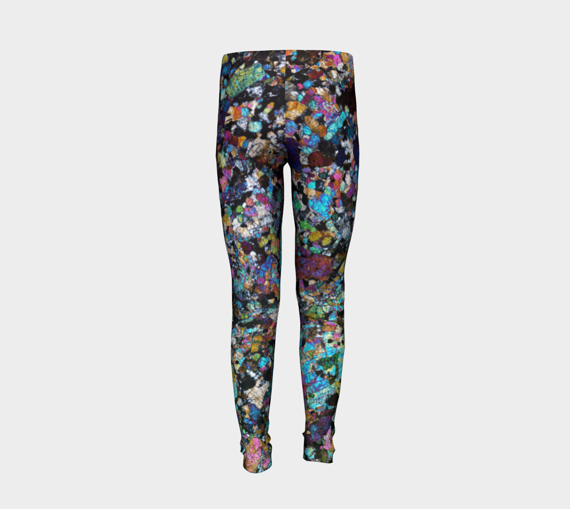 NWA 6950 Lunar Gabbro Meteorite youth leggings