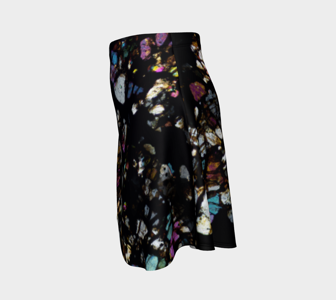 Campo del Cielo Iron Meteorite flare skirt