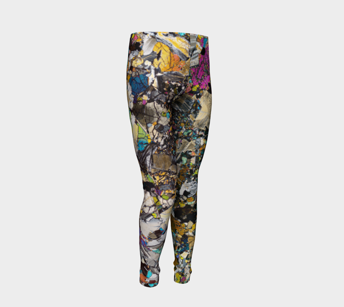 Tirhert Vestan Eucrite Meteorite youth leggings