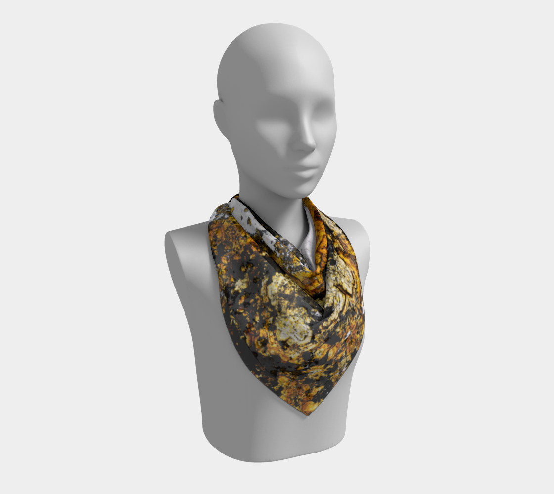 Sphalerite (Red Dog Mine, AK) square scarf