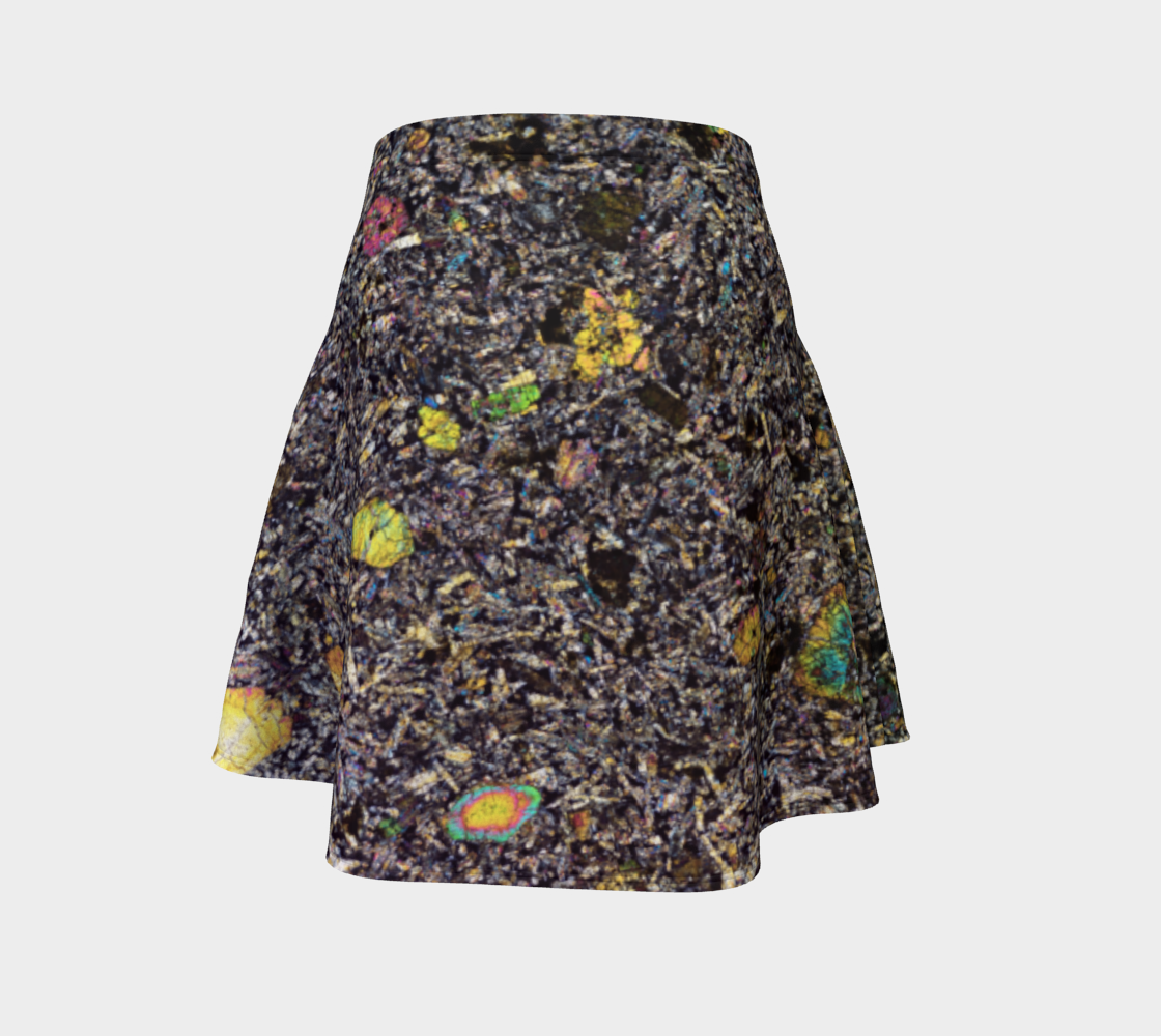 Sueilila 002 Martian Shergottite Meteorite flare skirt