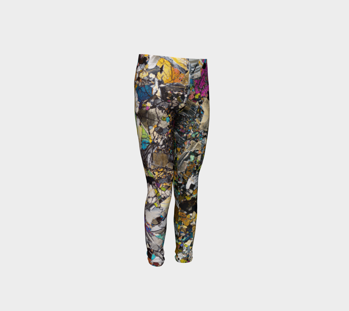 Tirhert Vestan Eucrite Meteorite youth leggings