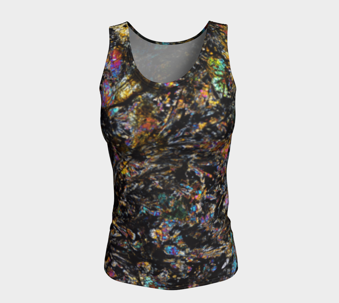 Dhofar 287 Lunar Basalt Meteorite fitted tank top
