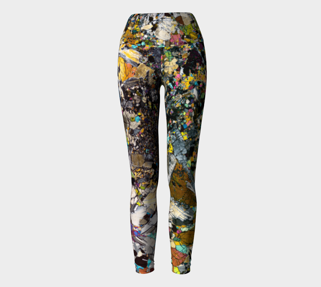 Tirhert Vestan Eucrite Meteorite yoga leggings