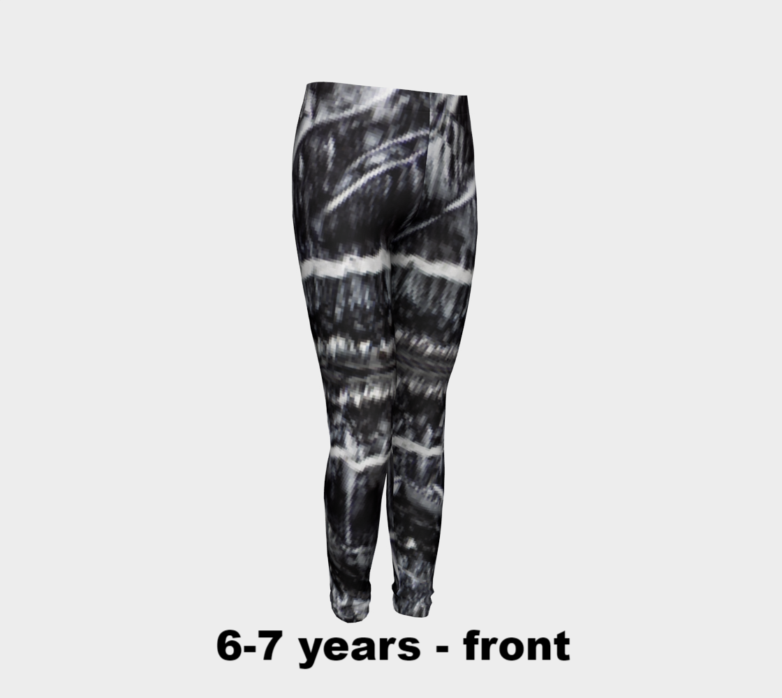 Serpentine from Sloan Kimberlite 'Fierce' youth leggings