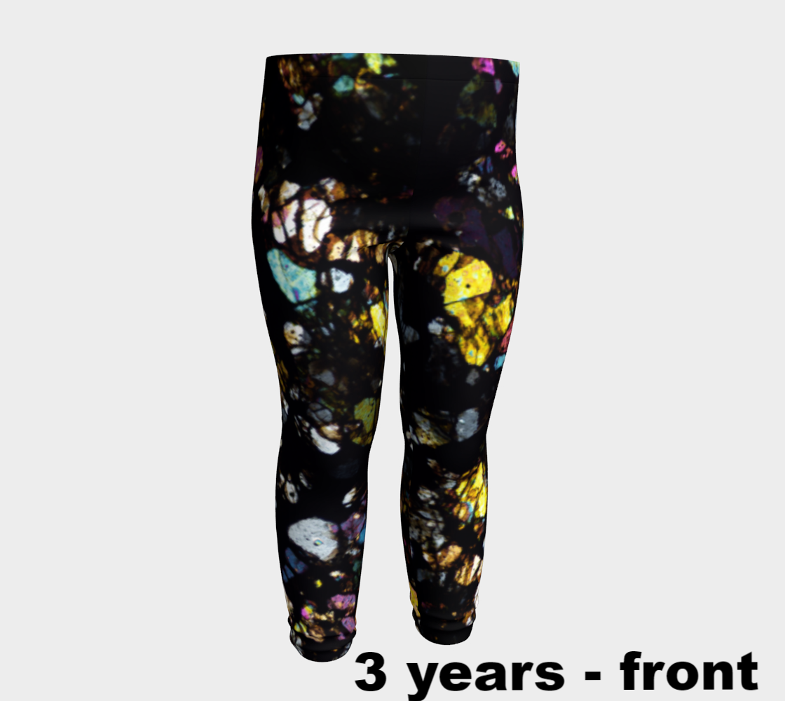 Campo del Cielo Iron Meteorite baby leggings