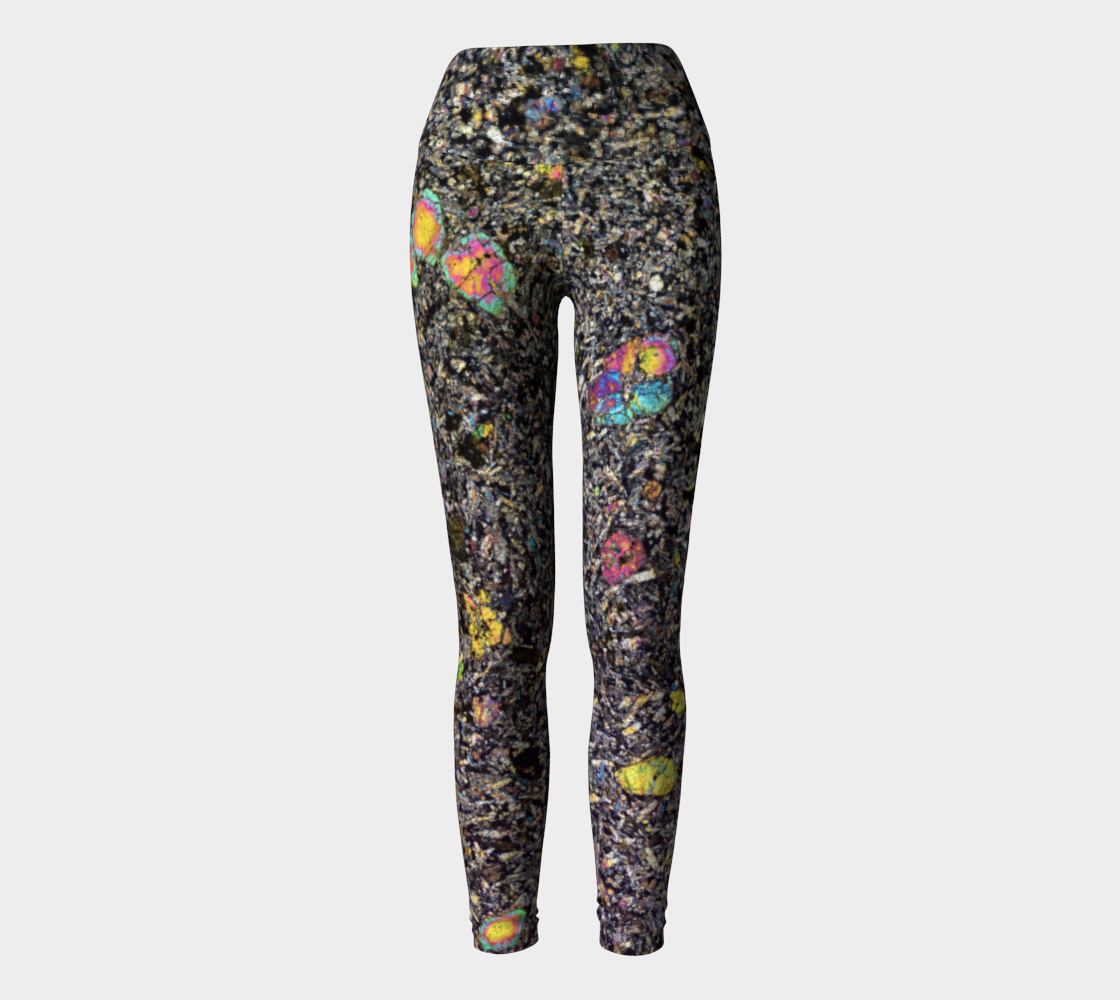 Sueilila 002 Martian Shergottite Meteorite yoga leggings