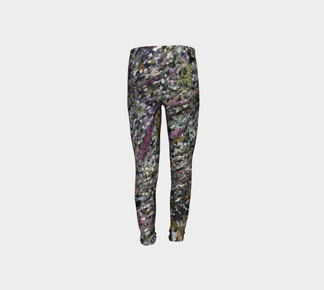 Pelitic Schist (Norumbega Fault System, Maine) youth leggings