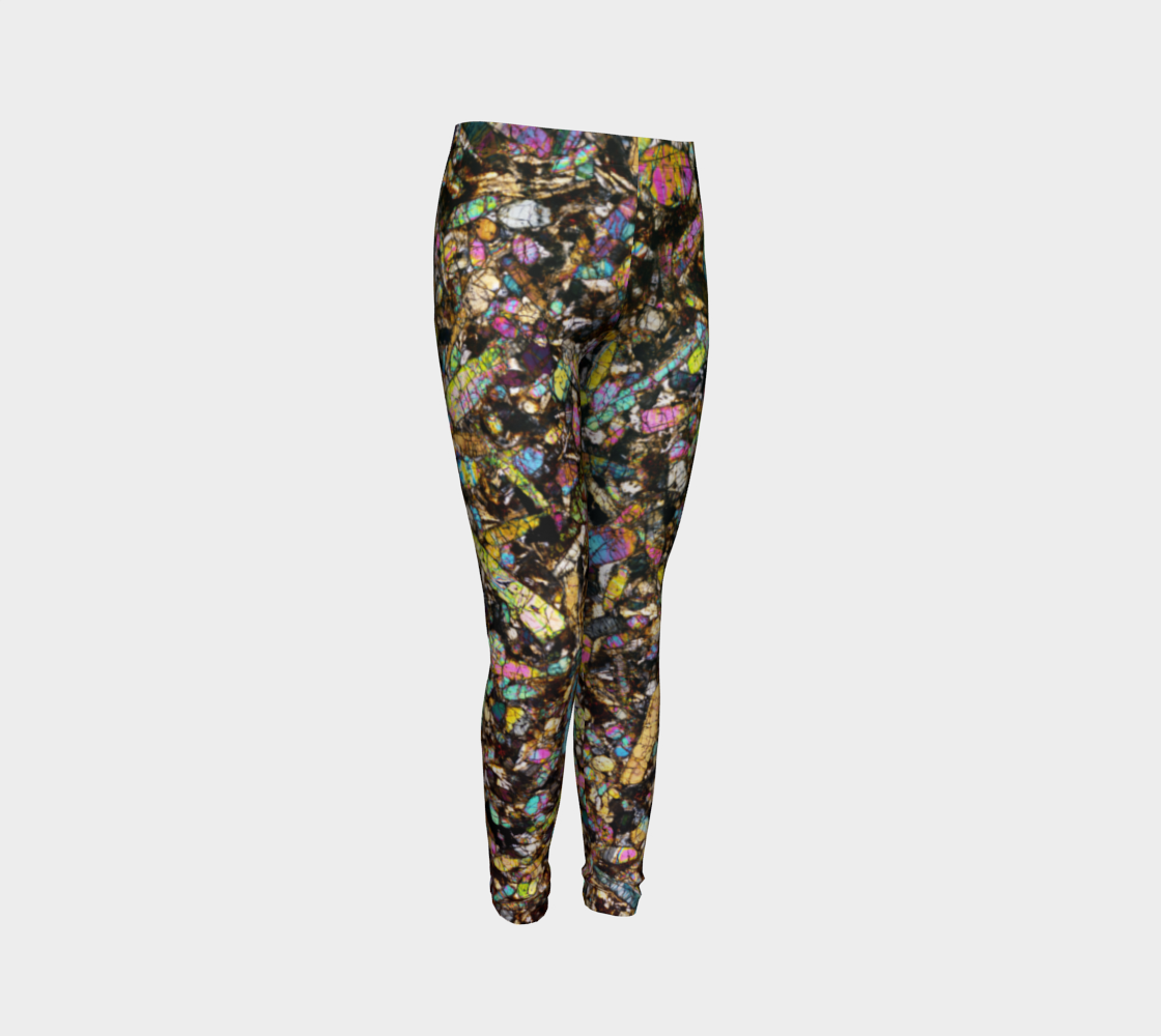 NWA 10153 Martian Nakhlite Meteorite youth leggings