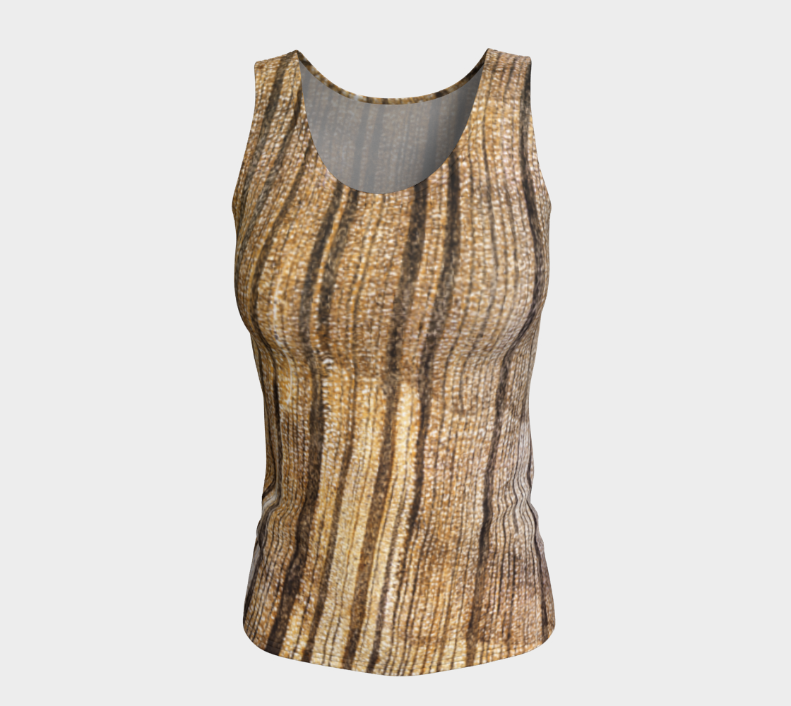 Petrified Wood 'Madera' fitted tank top