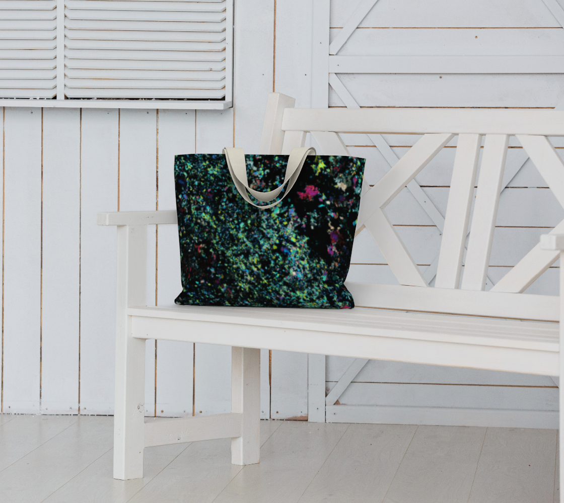 Lapis Lazuli 'Neon Tide' large tote bag