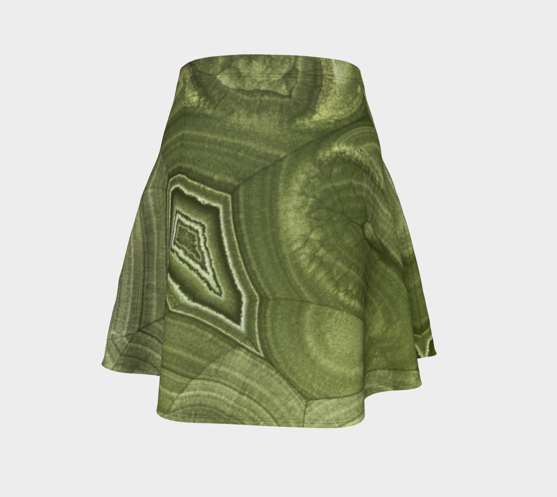 Malachite ‘Verde’ (Bisbee, AZ) flare skirt