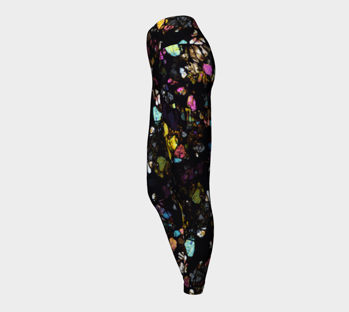 Campo del Cielo Iron Meteorite yoga leggings