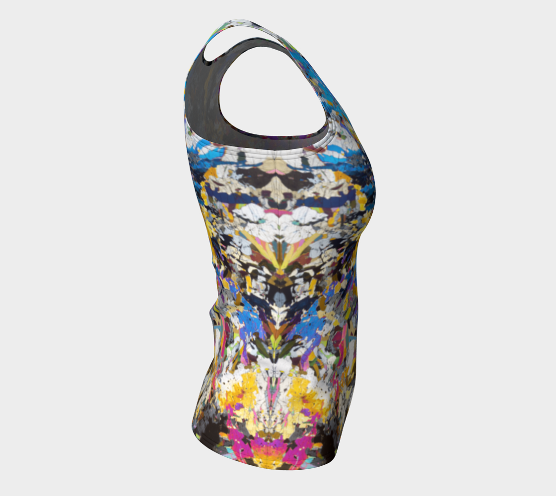 Sillimanite+Phlogopite Metapelite (Oygarden Group-Antarctica) fitted tank top
