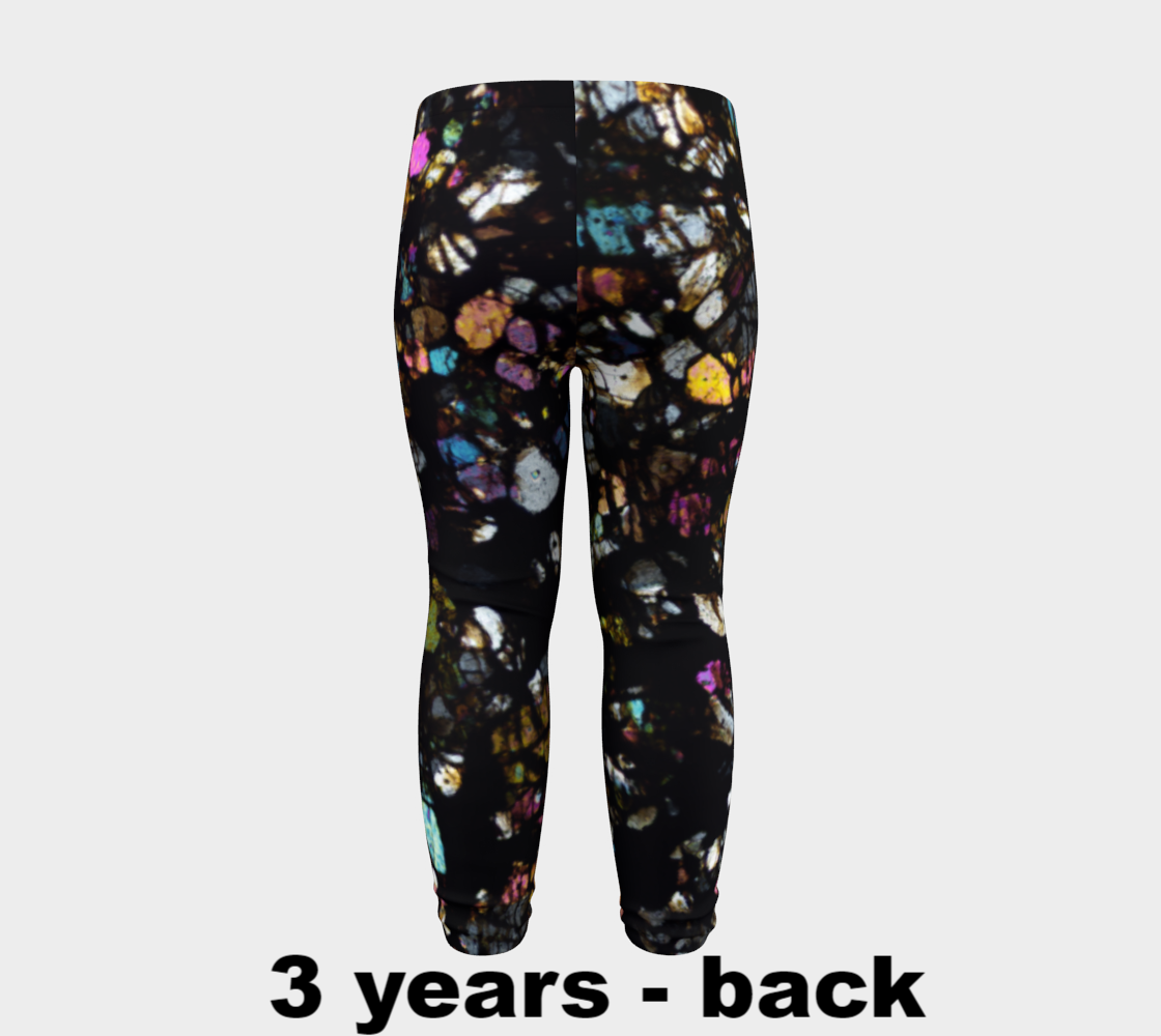 Campo del Cielo Iron Meteorite baby leggings