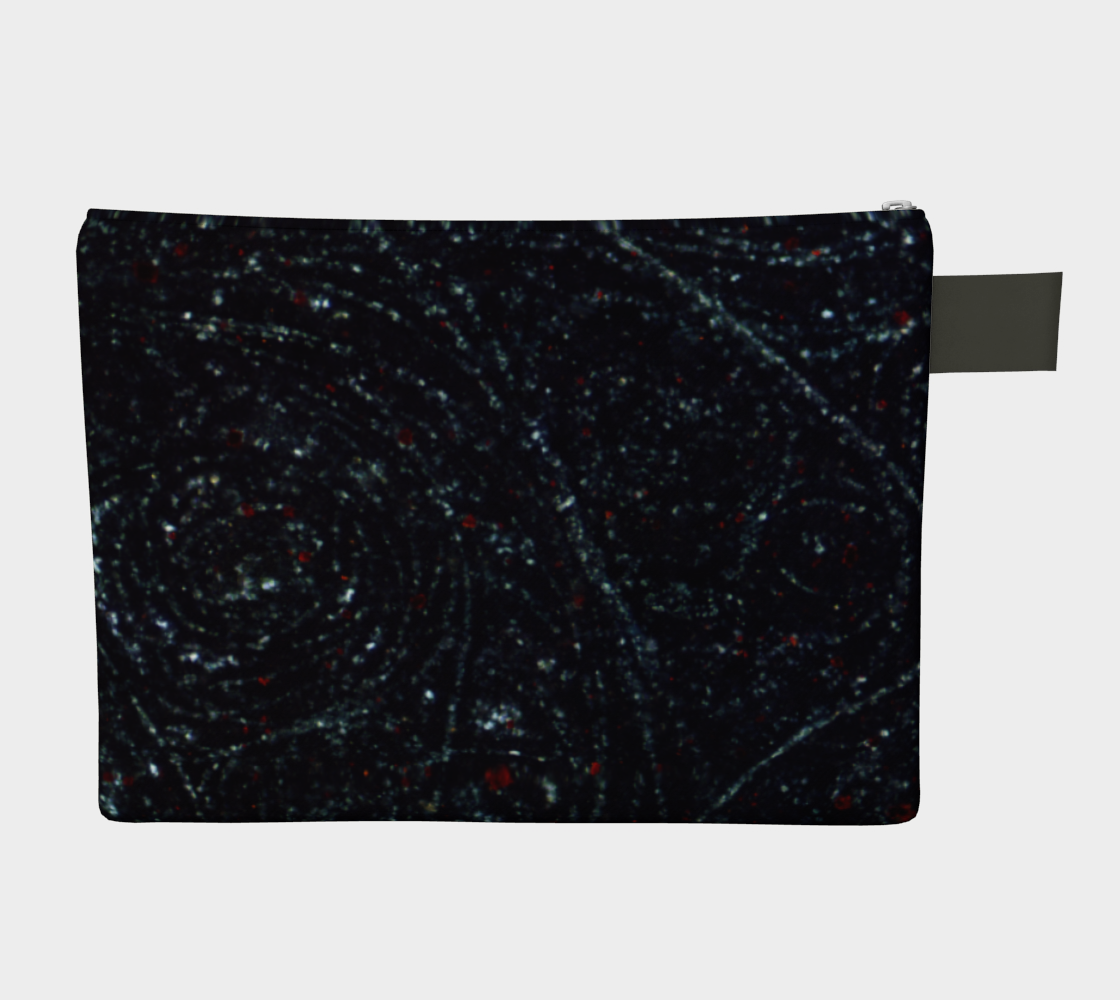Bird's Eye Rhyolite 'Volcanic Universe' zipper carry-all