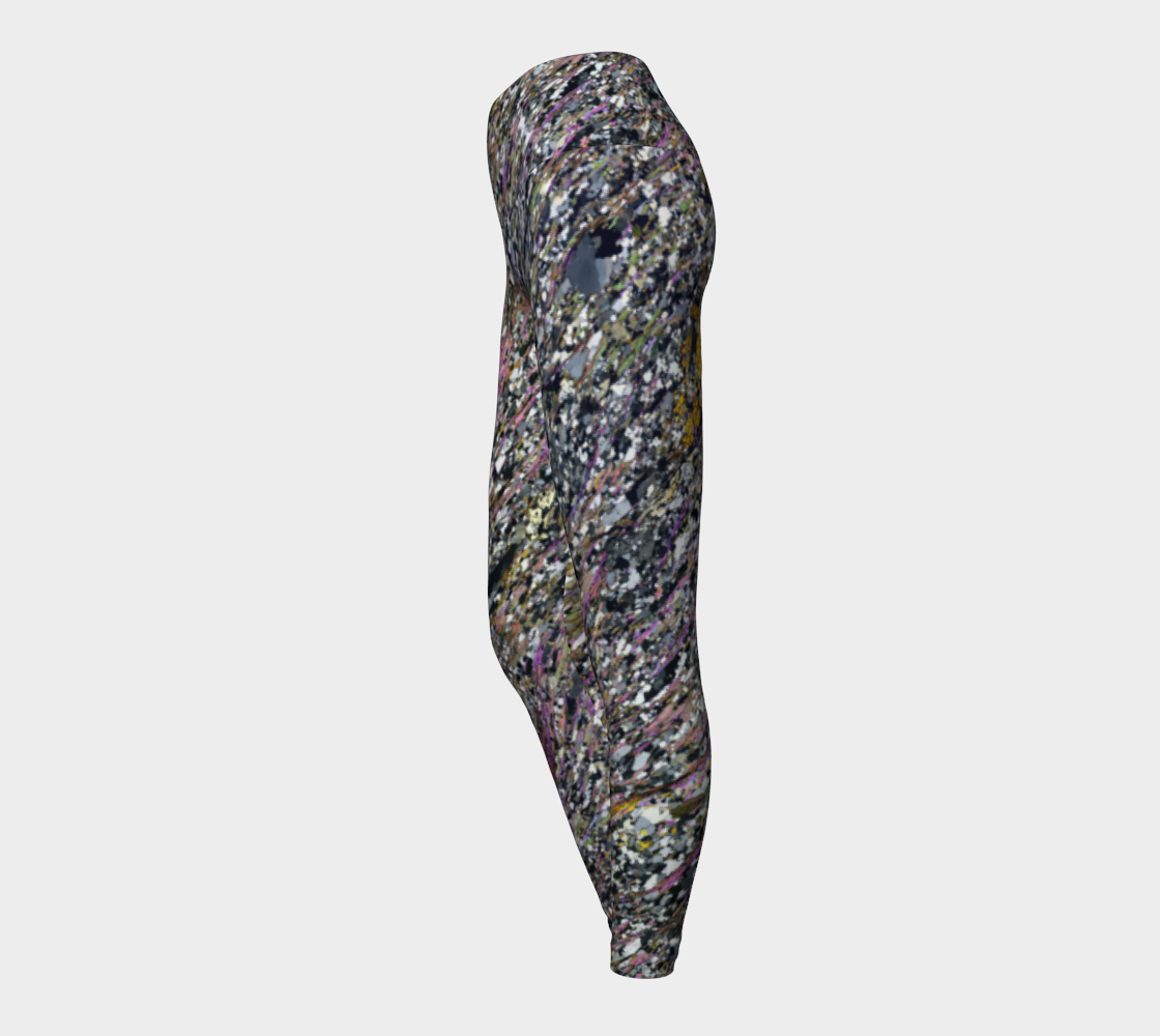 Pelitic Schist (Norumbega Fault System, Maine) yoga leggings