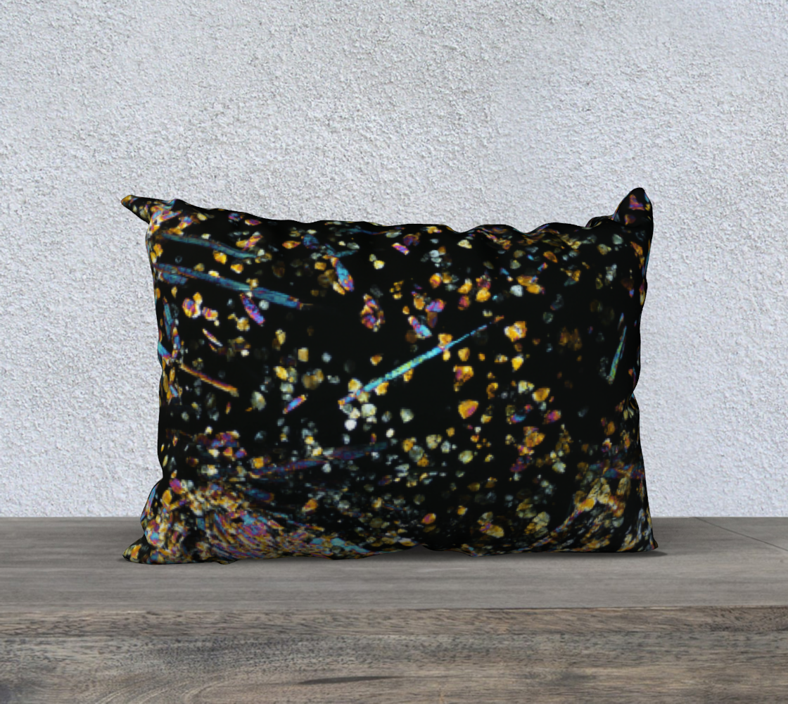 Tourmaline Breccia Pipe (Soledad project, Peru) 20"x14" pillow case