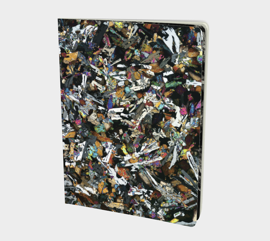 D'Orbigny Angrite Achondrite Meteorite softcover journal 7.25" x 10"