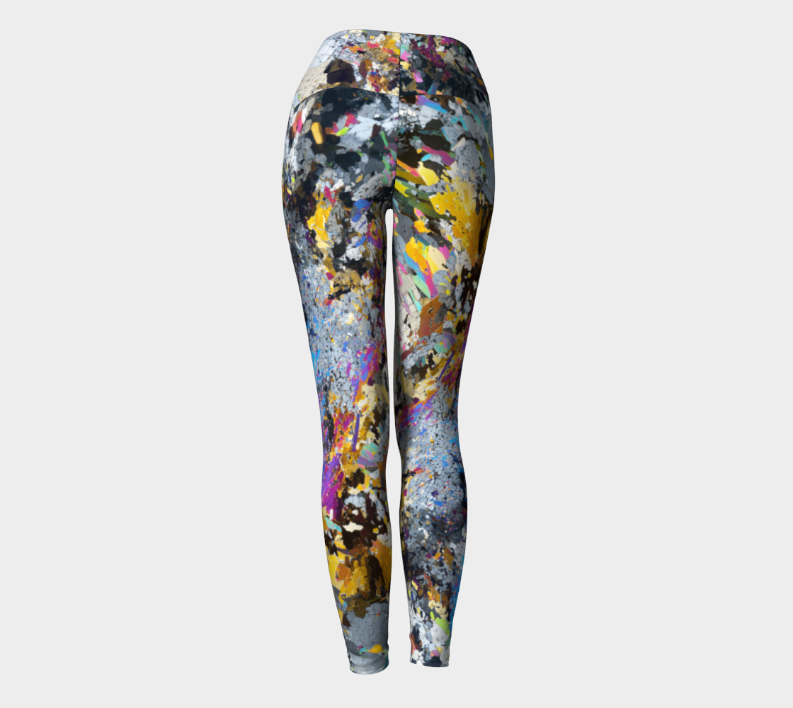 Sillimanite+Phlogopite Metapelite (Oygarden Group-Antarctica) yoga leggings