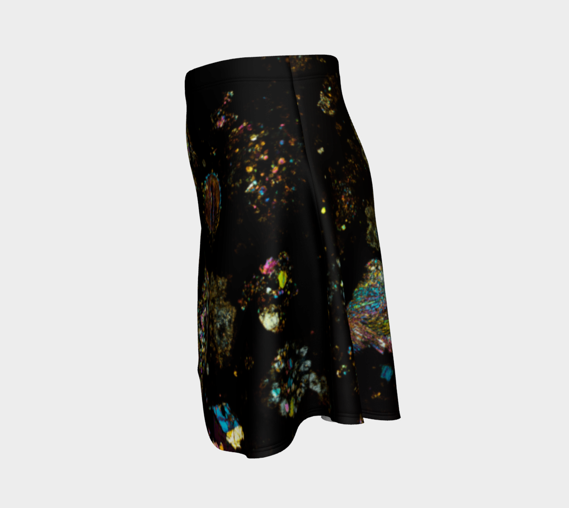 NWA 3118 Carbonaceous Chondrite Meteorite flare skirt