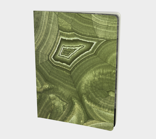 Malachite ‘Verde’ (Bisbee, AZ) softcover journal 7.25" x 10"