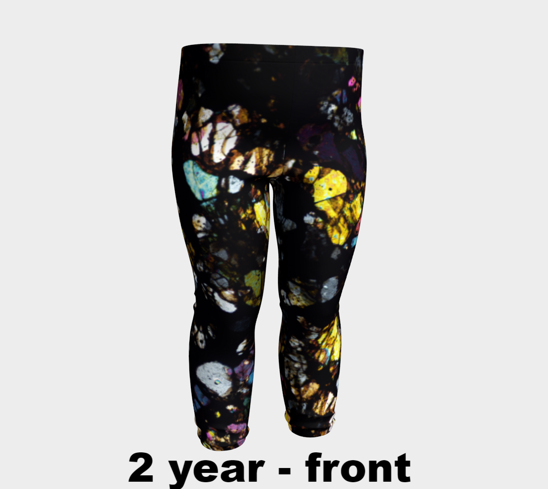 Campo del Cielo Iron Meteorite baby leggings