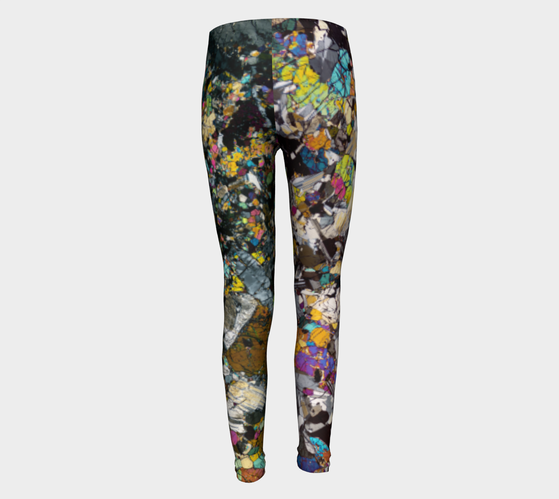 Tirhert Vestan Eucrite Meteorite youth leggings