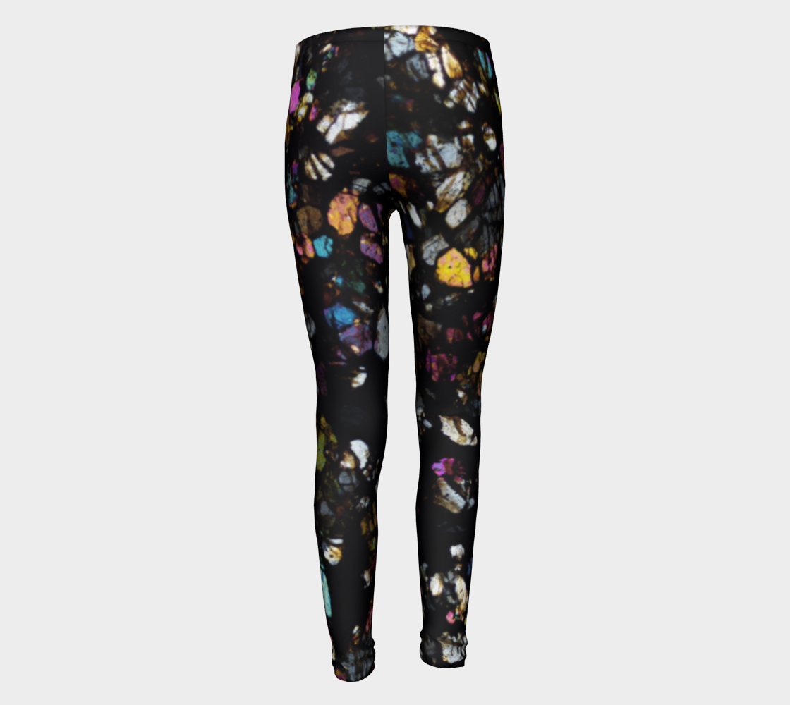 Campo del Cielo Iron Meteorite youth leggings