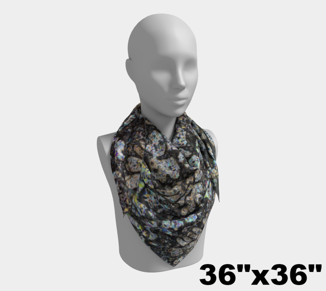 Fossil Coral square scarf