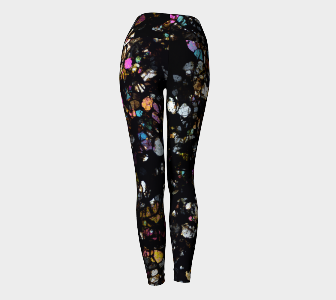 Campo del Cielo Iron Meteorite yoga leggings