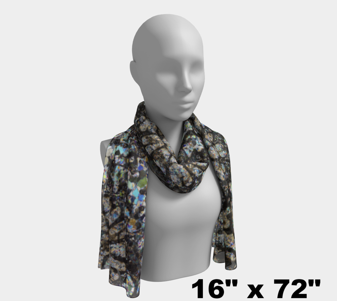 Fossil Coral long scarf