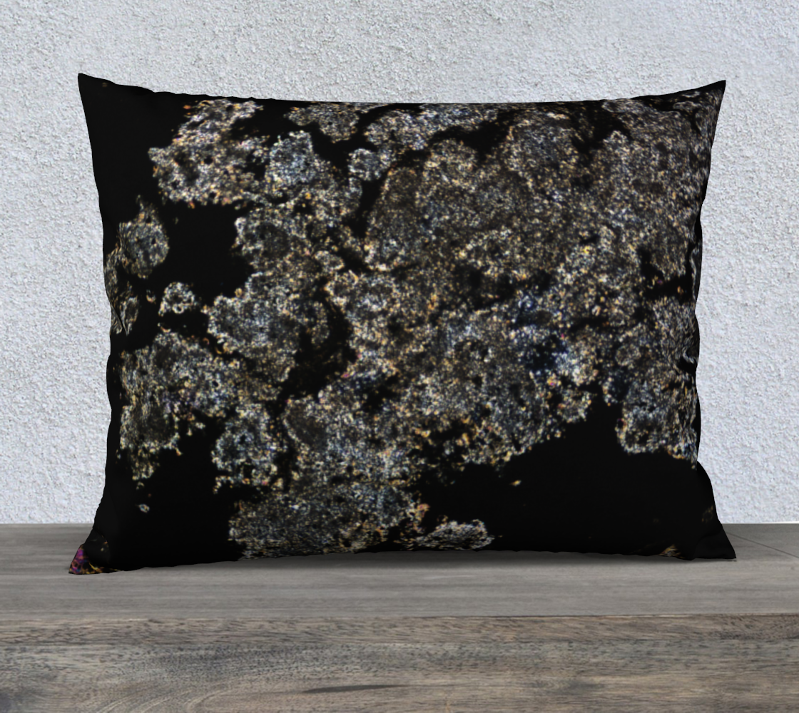 Allende Carbonaceous Chondrite Meteorite CAI 26"x20" pillow case