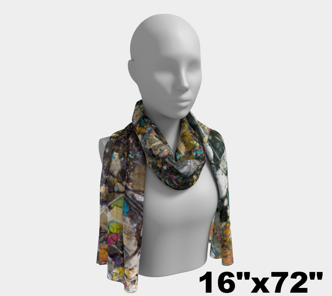 Tirhert Vestan Eucrite Meteorite long scarf