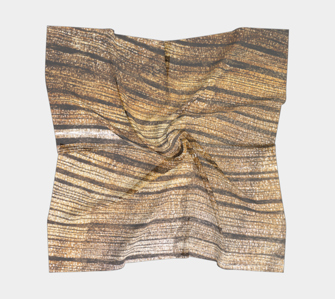 Petrified Wood ‘Madera’ square scarf
