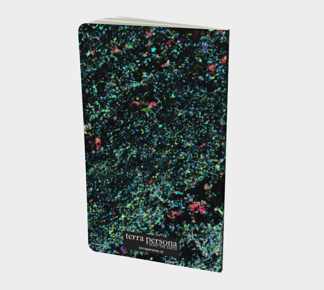 Lapis Lazuli 'Neon Tide' softcover journal 5" x 8.25"