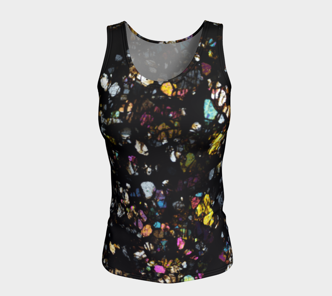 Campo del Cielo Iron Meteorite fitted tank top