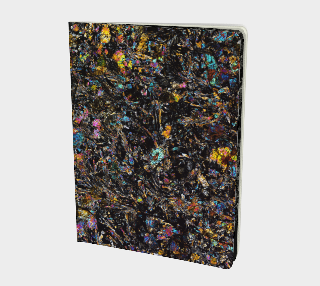 Dhofar 287 Lunar Basalt Meteorite softcover journal 7.25" x 10"