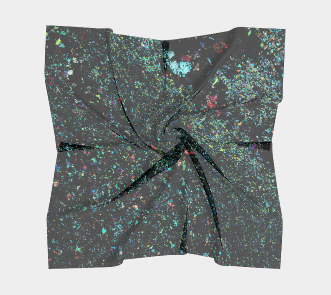 Lapis Lazuli ‘Neon Tide’ square scarf