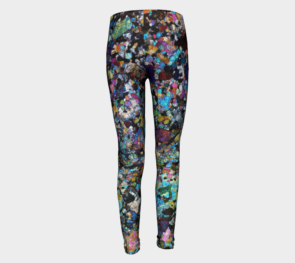 NWA 6950 Lunar Gabbro Meteorite youth leggings