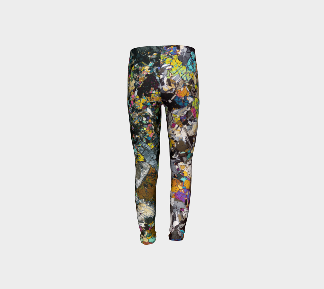 Tirhert Vestan Eucrite Meteorite youth leggings