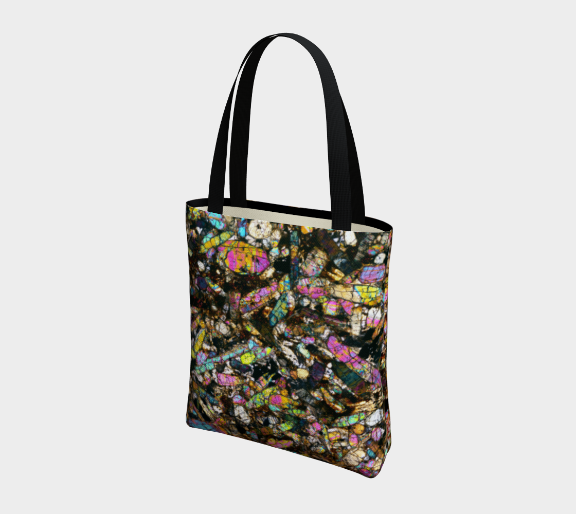 NWA 10153 Martian Nakhlite Meteorite tote bag