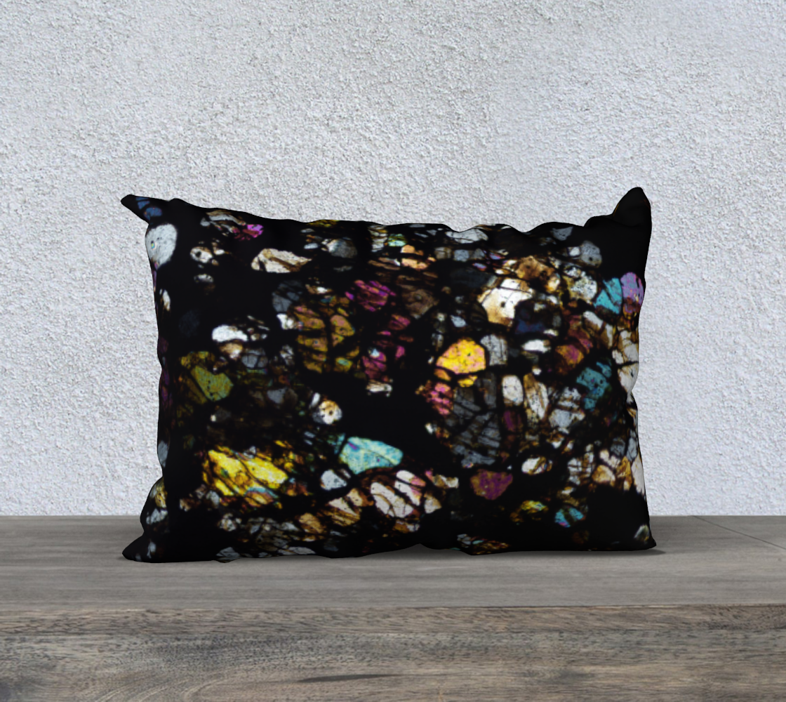 Campo del Cielo Iron Meteorite 20"x14" pillow case