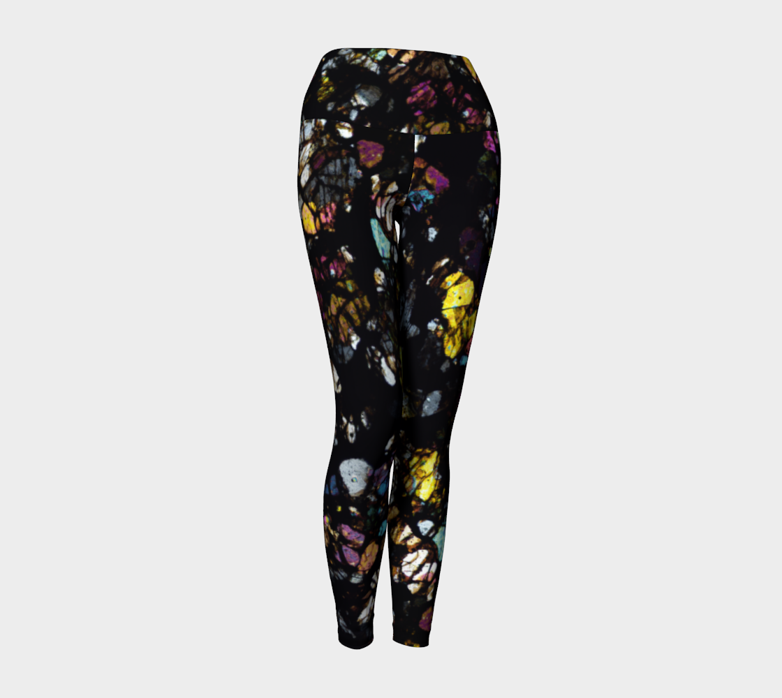 Campo del Cielo Iron Meteorite yoga leggings